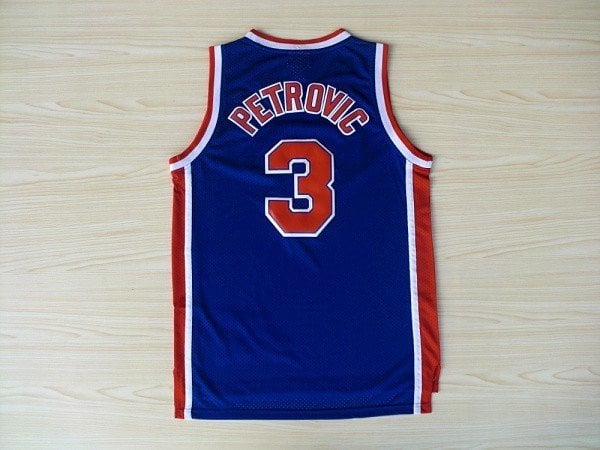 New York Nets Drazen Petrovic Retro Forması