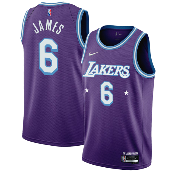 Los Angeles Lakers Lebron James City Edition Diamond Forması