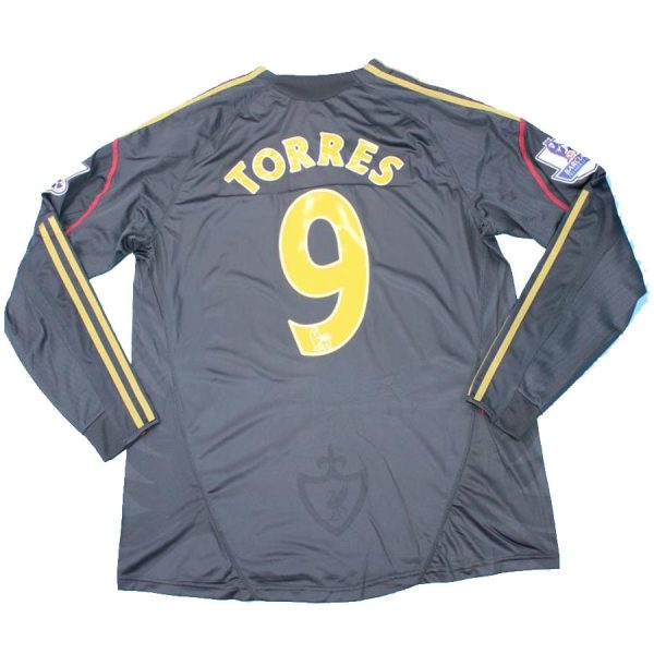 Fernando Torres Liverpool 09/10 Deplasman Uzun Kollu Retro Forma