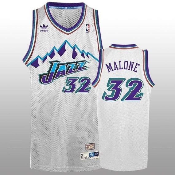 Karl malone cheap jersey white