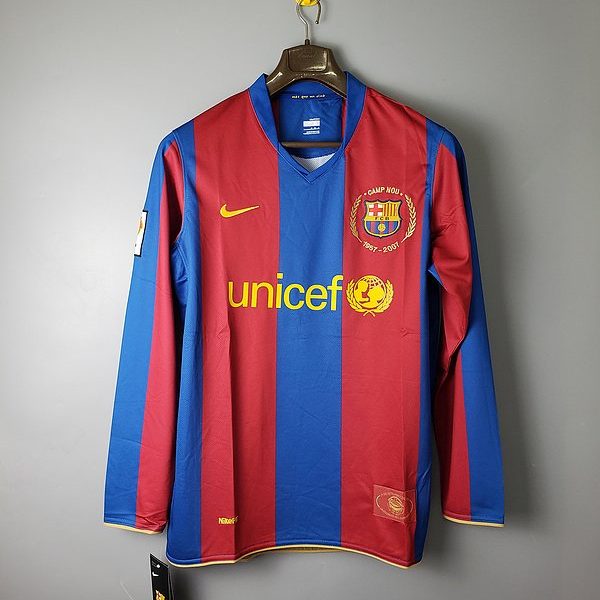 Barcelona 07/08 Uzun Kollu İç Saha Retro Forma