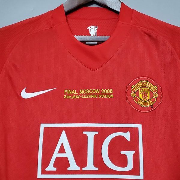 Manchester United 07/08 Şampiyonlar Ligi İç Saha Retro Forma