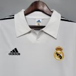 Real Madrid 2002 Uzun Kollu  İç Saha Retro Forma