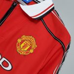 Manchester United 98/99 Şampiyonlar Ligi Uzun Kollu İç Saha Retro Forma