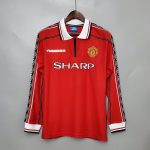 Manchester United 98/99 Şampiyonlar Ligi Uzun Kollu İç Saha Retro Forma