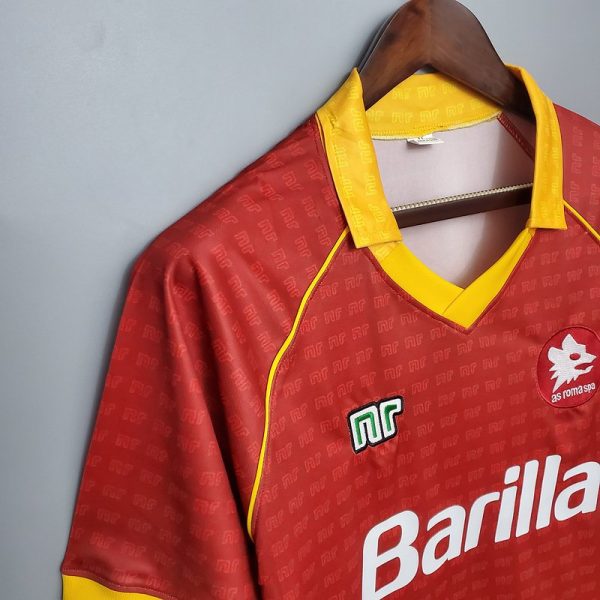 AS Roma 90/91 İç Saha Retro Forma