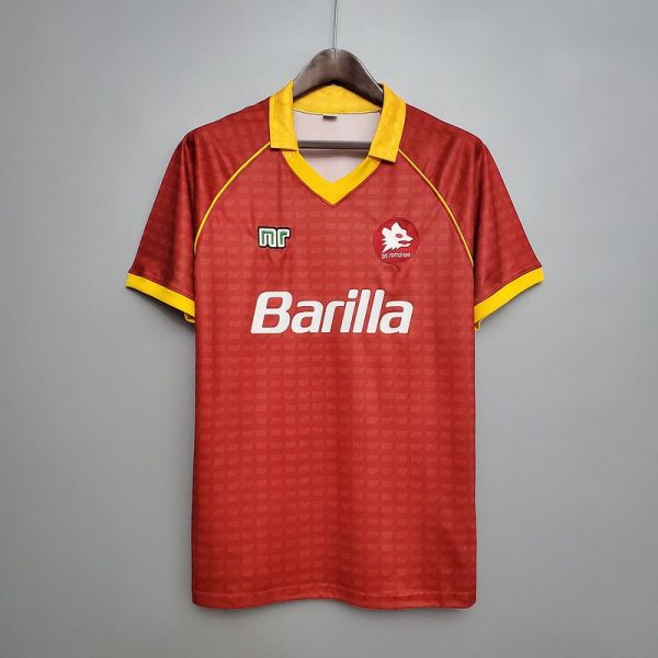 AS Roma 90/91 İç Saha Retro Forma