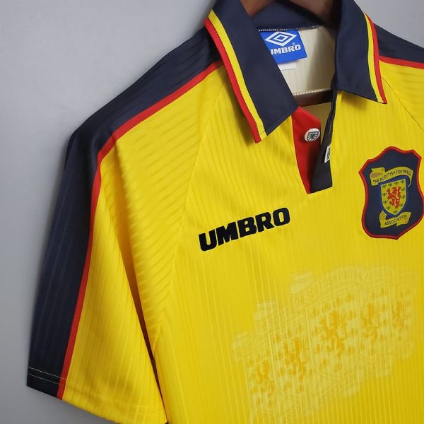 İskoçya 96/98 Sarı Retro Forma