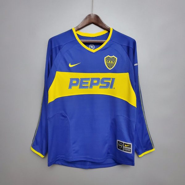 Boca Juniors 03/04 Uzun Kollu İç Saha Retro Forma