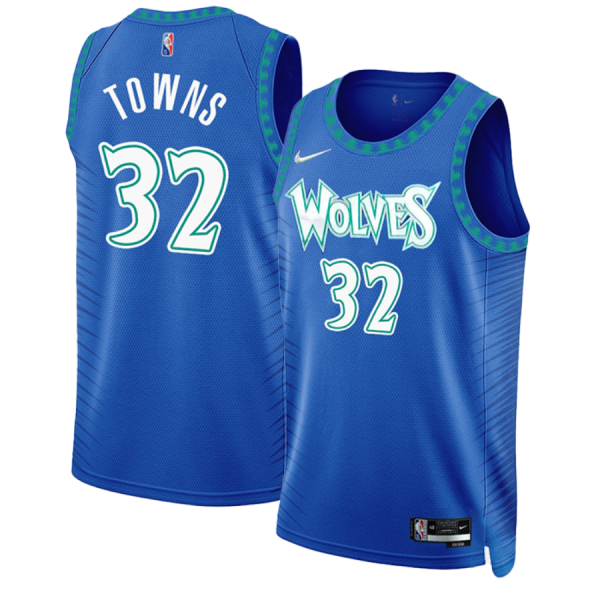 Minnesota Timberwolves Karl-Anthony Towns City Edition Diamond Forması