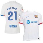 Frenkie de Jong Barcelona 2023/24 Deplasman Forması