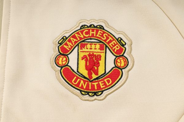 Manchester United 2023/24 Kapüşonlu Krem Ceket