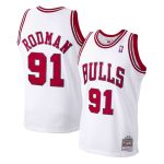 Dennis Rodman Chicago Bulls Retro Beyaz Forma