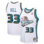 Grant Hill Detroit Pistons Retro Beyaz Forma