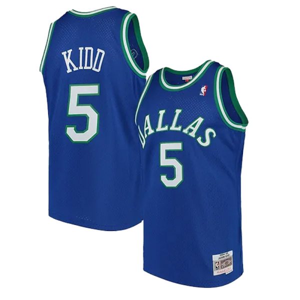 Jason Kidd Dallas Mavericks Retro Mavi Forma