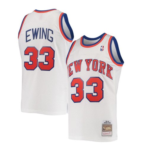 Patrick Ewing New York Knicks Retro Beyaz Forma