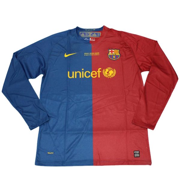 Barcelona 08/09 Retro İç Saha Uzun Kollu Forma