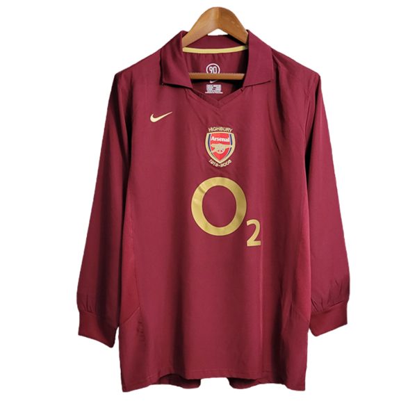 Arsenal 05/06 Uzun Kollu İç Saha Retro Forma - OUTLET