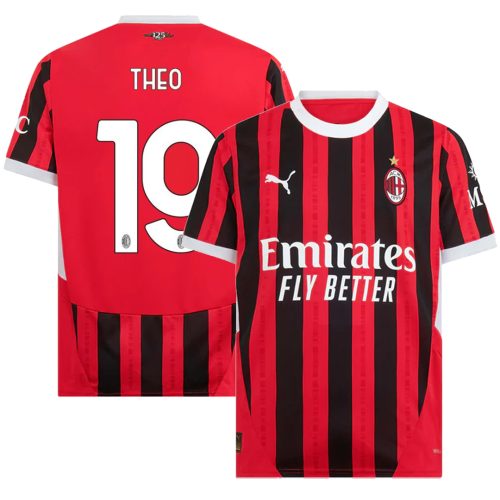 Théo Hernandez AC Milan 2024/25 İç Saha Forması