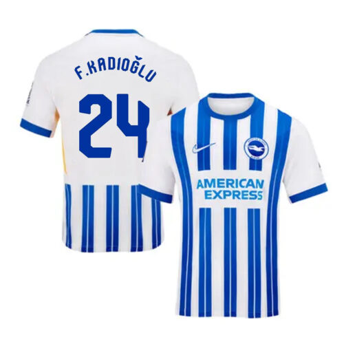 Ferdi Kadıoğlu Brighton Albion 2024/25 Kupa Fontlu İç Saha Forması