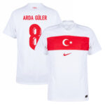 Arda Güler Türkiye Milli Takım EURO 2024 Beyaz Jersey