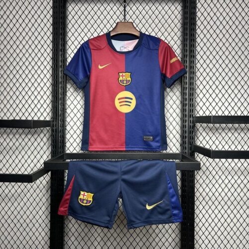 Barcelona 2024/2025 Home Kids Jersey