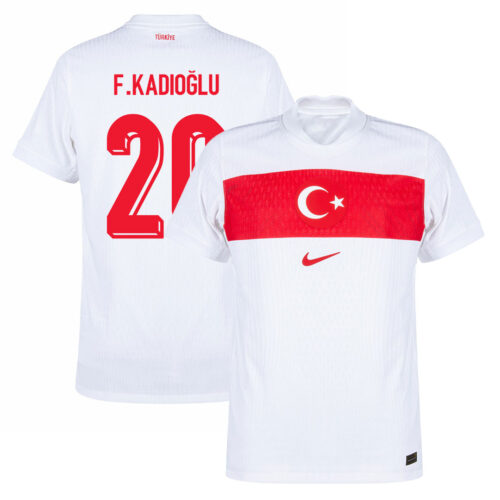 Ferdi Kadıoğlu Türkiye Milli Takım EURO 2024 Beyaz Jersey