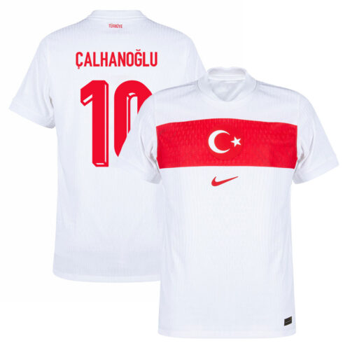 Hakan Çalhanoğlu Türkiye Milli Takım EURO 2024 Beyaz Jersey