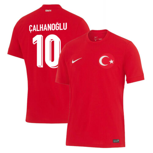 Hakan Çalhanoğlu Türkiye Milli Takım EURO 2024 Kırmızı Jersey