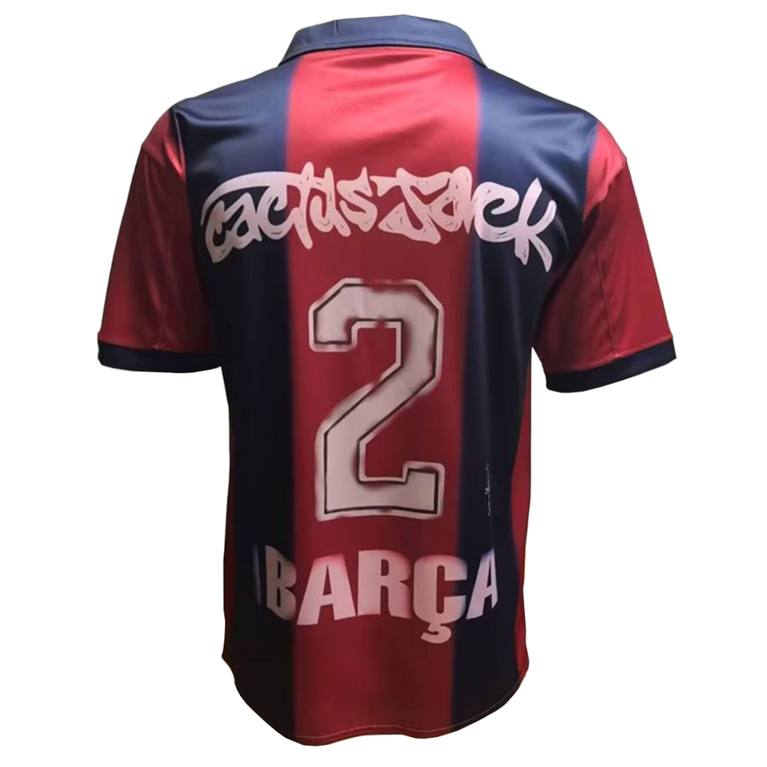 Barcelona Travis Scott Retro 2000/01 İskelet Forması – JoseForma