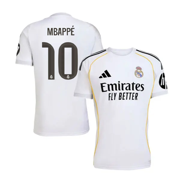 Kylian Mbappé Real Madrid 25/26 İç Saha Forma 1 Kylian Mbappé Real Madrid 25/26 İç Saha Forma