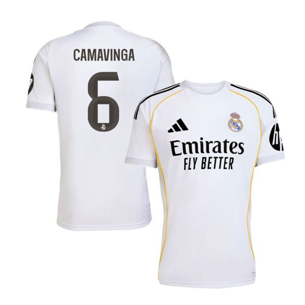 Eduardo Camavinga Real Madrid 25/26 İç Saha Forma 1 Eduardo Camavinga Real Madrid 25/26 İç Saha Forma