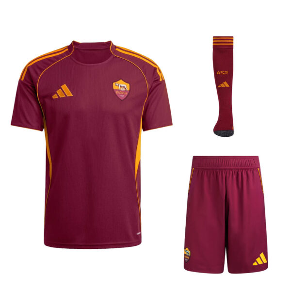 Roma 25/26 İç Saha Forma Şort Konç Set 1 Roma 25/26 İç Saha Forma Şort Konç Set