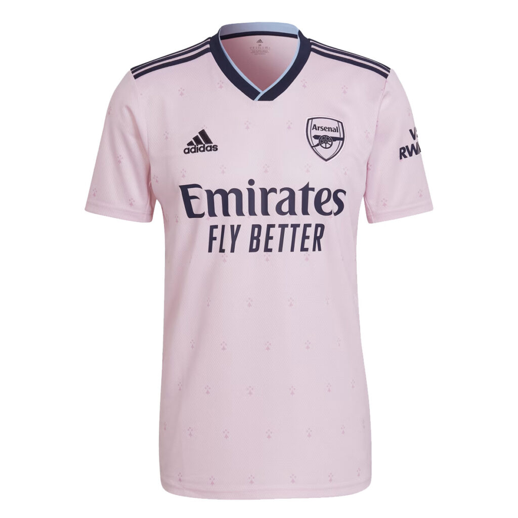 arsenal third 22 23 pink jersey front 1