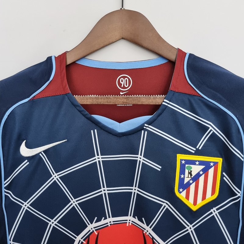 Atletico Madrid 2004/2005 Örümcek Ağı Retro Forma 3 Atletico Madrid 2004/2005 Örümcek Ağı Retro Forma - Görsel 3