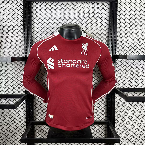 Liverpool 25/26 Uzun Kollu Profesyonel Maç İç Saha Forma 4 Liverpool 25/26 Uzun Kollu Profesyonel Maç İç Saha Forma - Görsel 4