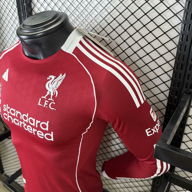 Liverpool 25/26 Uzun Kollu Profesyonel Maç İç Saha Forma 5 Liverpool 25/26 Uzun Kollu Profesyonel Maç İç Saha Forma - Görsel 5