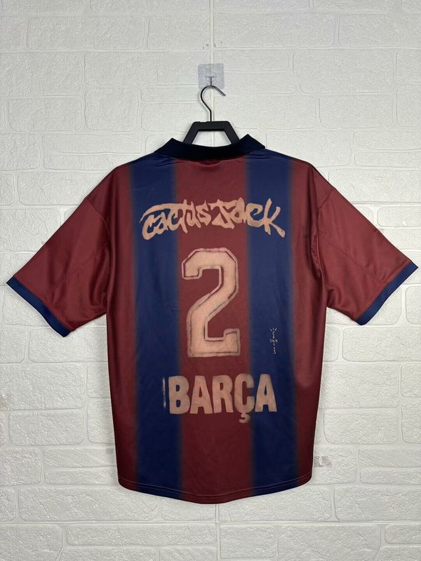 Barcelona Travis Scott Retro 2000/01 İskelet Forması 4 Barcelona Travis Scott Retro 2000/01 İskelet Forması - Görsel 4