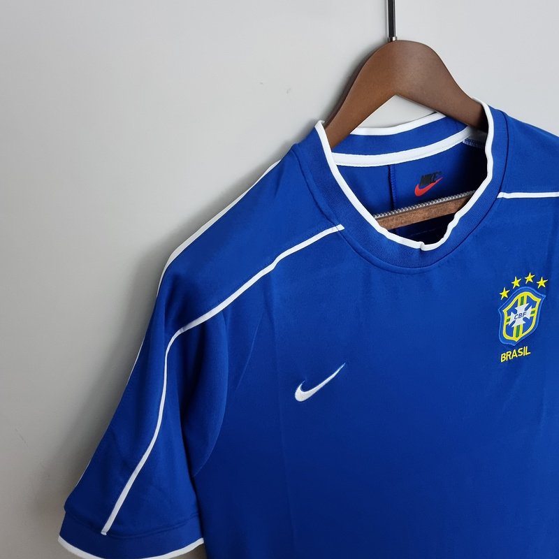 Brezilya 1998 Dünya Kupası Retro Forma - OUTLET - Görsel 8