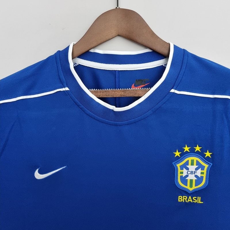 Brezilya 1998 Dünya Kupası Retro Forma - OUTLET - Görsel 3