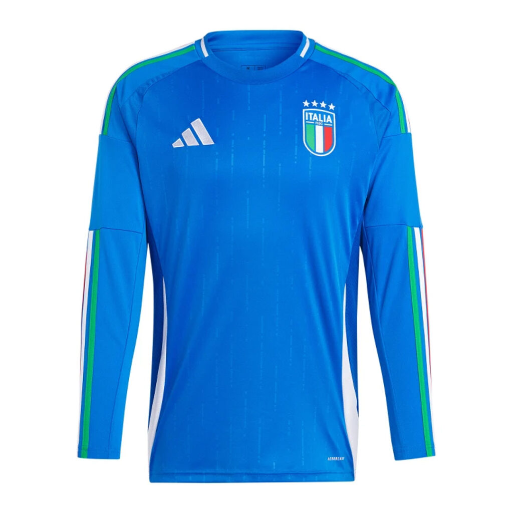 italya uzun kollu 2024 ic saha formasi mavi forma