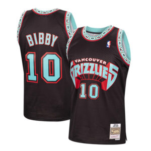 Mike Bibby Vancouver Grizzlies Retro Siyah Forma