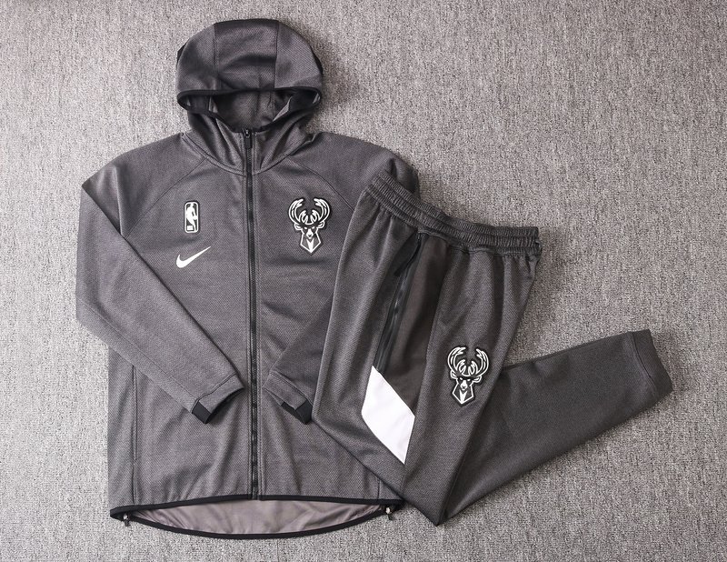 Milwaukee Bucks NBA Warmup Hoodiesuit 2 Milwaukee Bucks NBA Warmup Hoodiesuit - Görsel 2