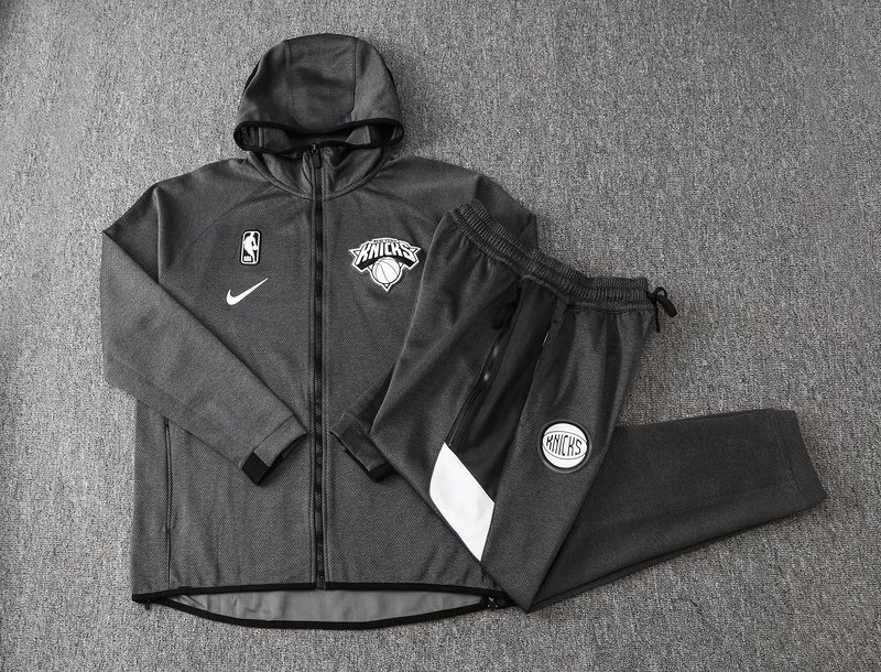 New York Knicks NBA Warmup Hoodiesuit 2 New York Knicks NBA Warmup Hoodiesuit - Görsel 2