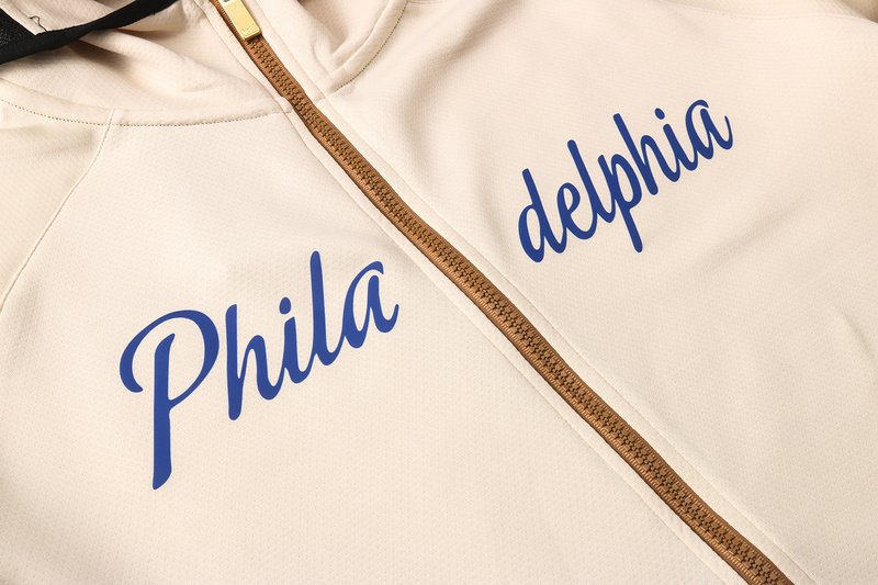 Philadelphia Sixers NBA Warmup Hoodiesuit 3 Philadelphia Sixers NBA Warmup Hoodiesuit - Görsel 3
