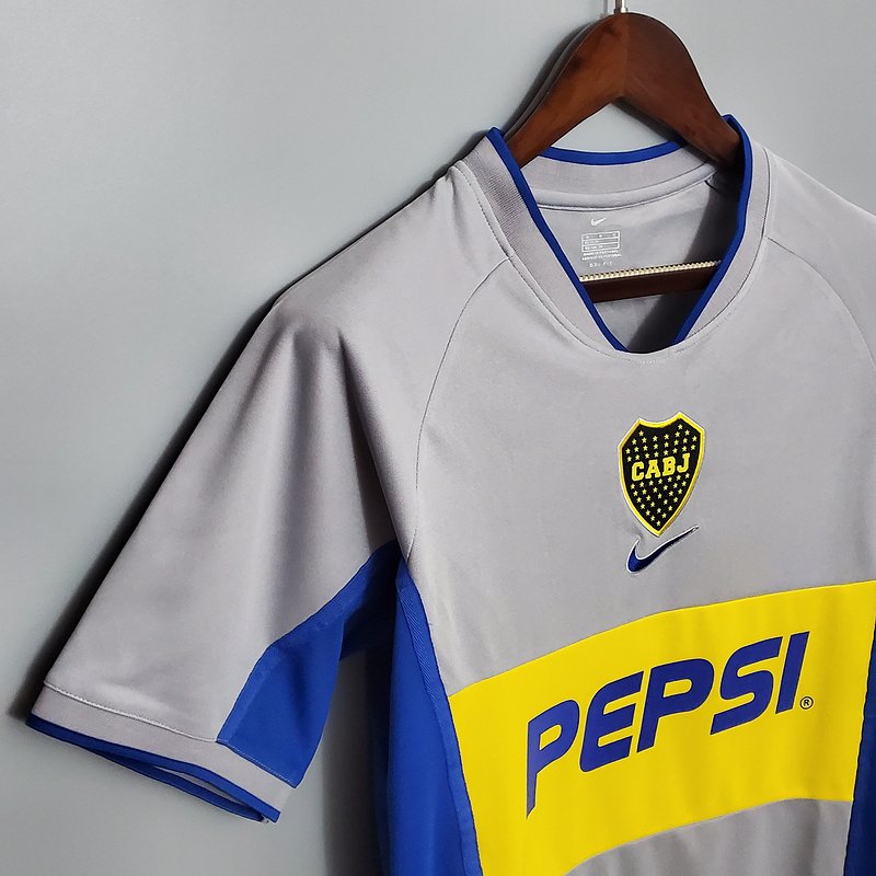Boca Juniors 2002 Deplasman Retro Forma - Görsel 3