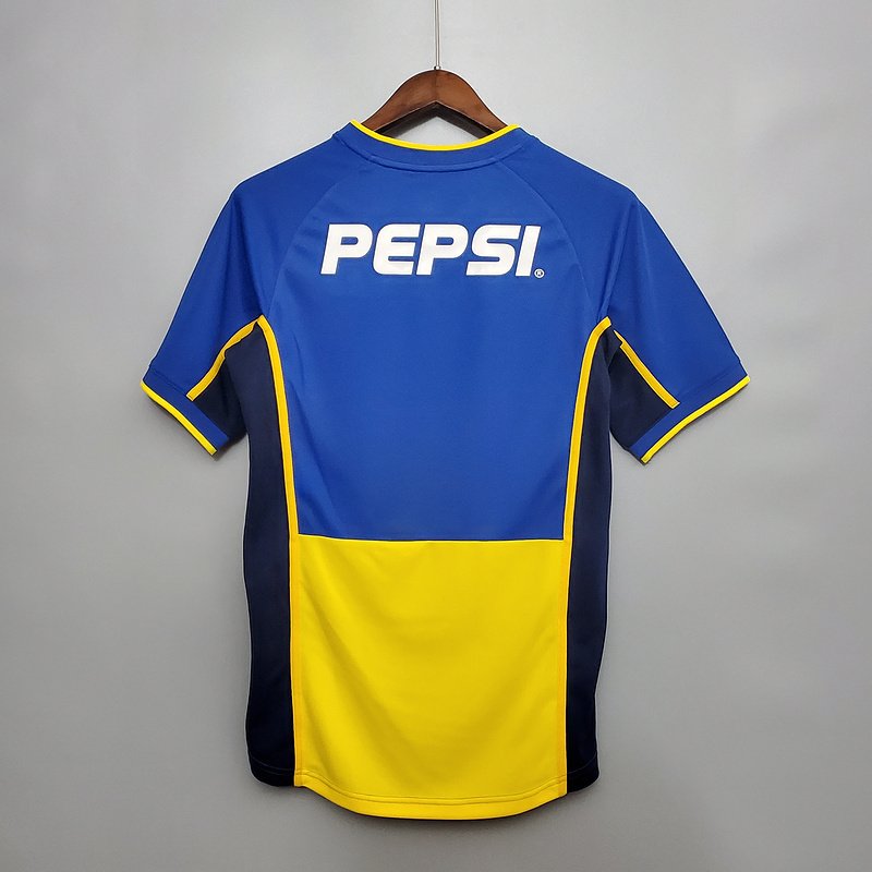 Boca Juniors 2002 İç Saha Retro Forma - Görsel 2