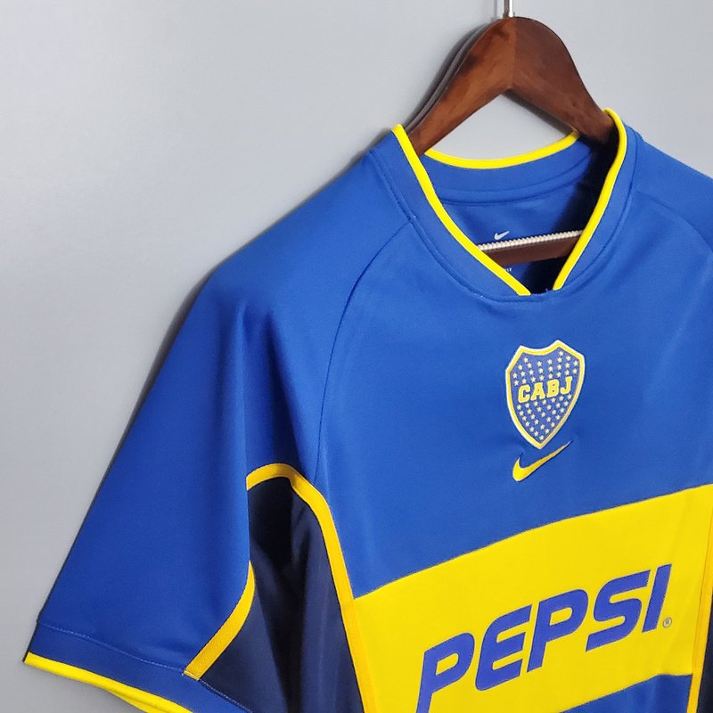 Boca Juniors 2002 İç Saha Retro Forma - Görsel 3