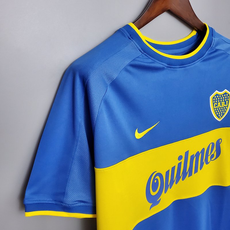 Boca Juniors 99/20 İç Saha Retro Forma - Görsel 3