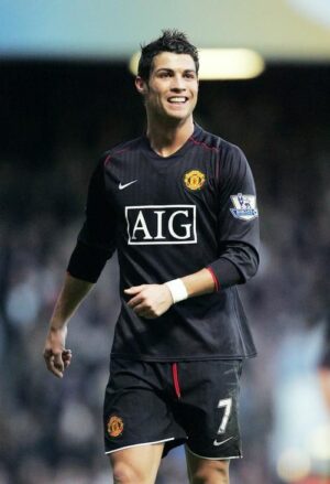 ronaldo 07 08 black manchester jersey 2